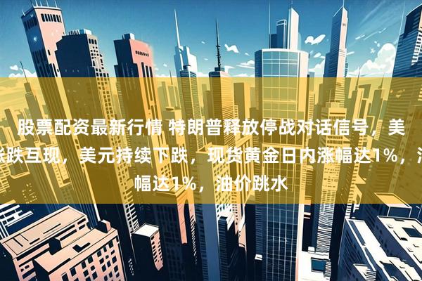 股票配资最新行情 特朗普释放停战对话信号，美股开盘涨跌互现，美元持续下跌，现货黄金日内涨幅达1%，油价跳水